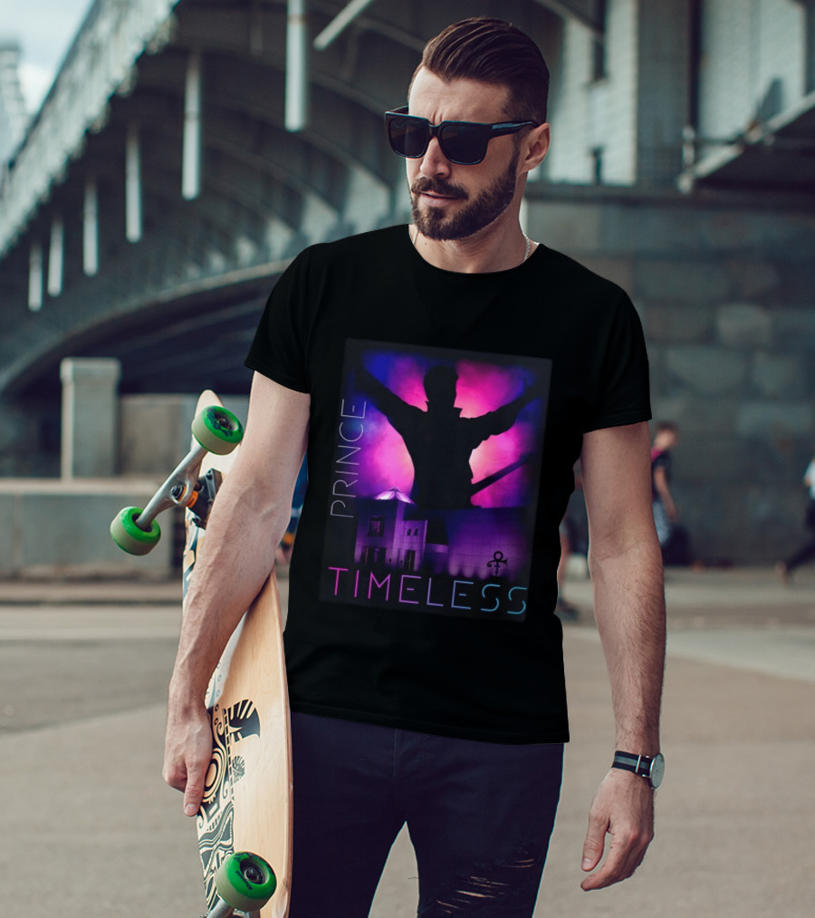 Prince Timeless Paisley Park Iconic Silhouette Purple Celebration August 28 2026 T-Shirt