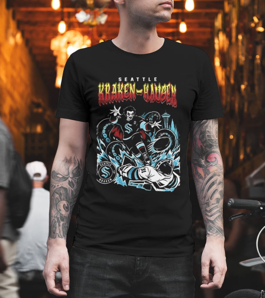 Seattle Kraken Danhausen WWE Friday Night 2026 Hockey Clash T-Shirt