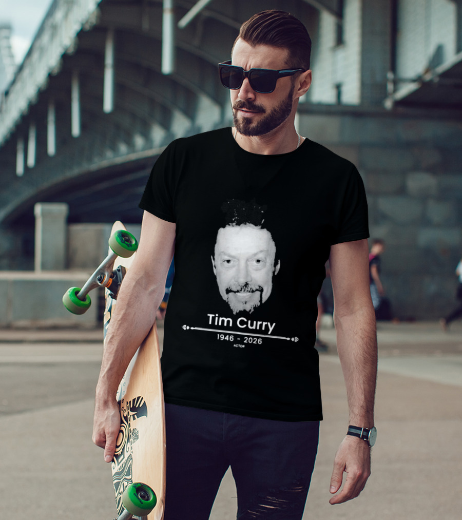 Tim Curry 1946 2026 Actor Face T-Shirt