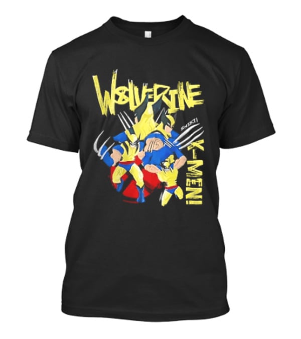 Wolverine Snikt X Men Comic Claws Action T-Shirt