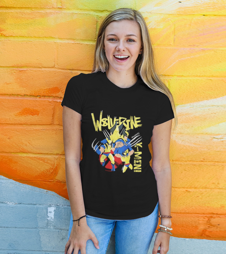 Wolverine Snikt X Men Comic Claws Action T-Shirt