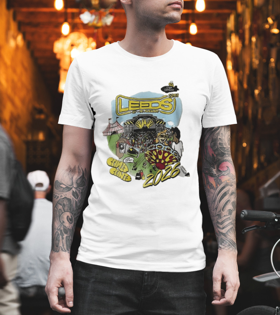 Leeds Step Correct 27 30 August 2026 Music Festival Fairground Clints Cantz T-Shirt