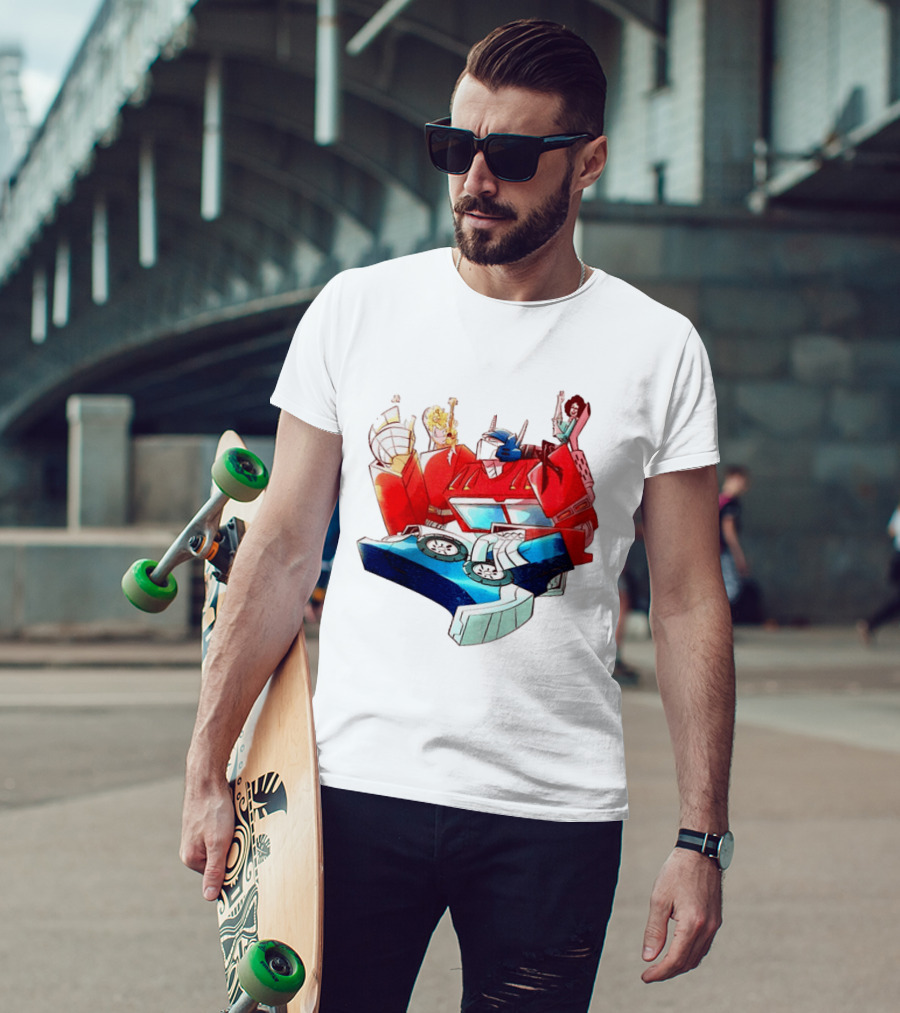 Dolly Parton Tim Curry Peter Cullen Optimus Prime T-Shirt