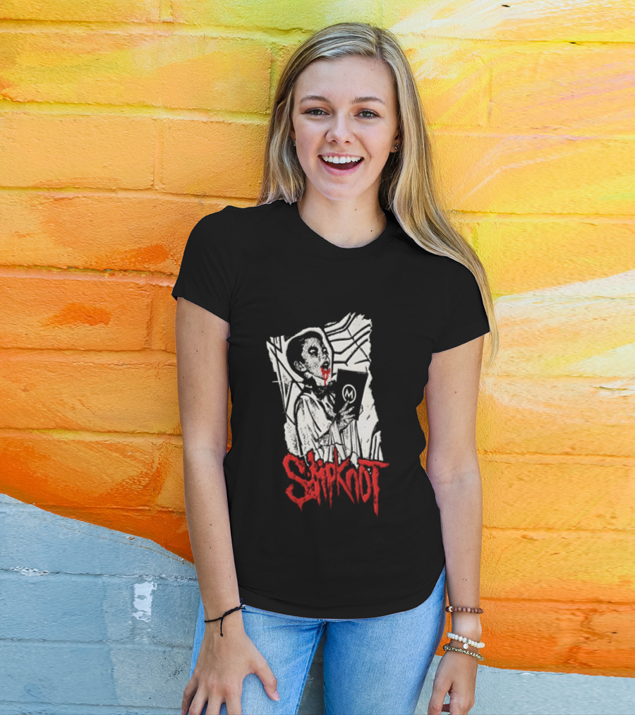 Slipknot Bloody Vampire Choir Horror Holding M Book T-Shirt