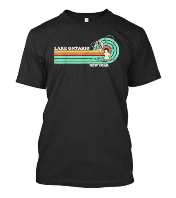 Lake Ontario New York Summer Fishing T-Shirt