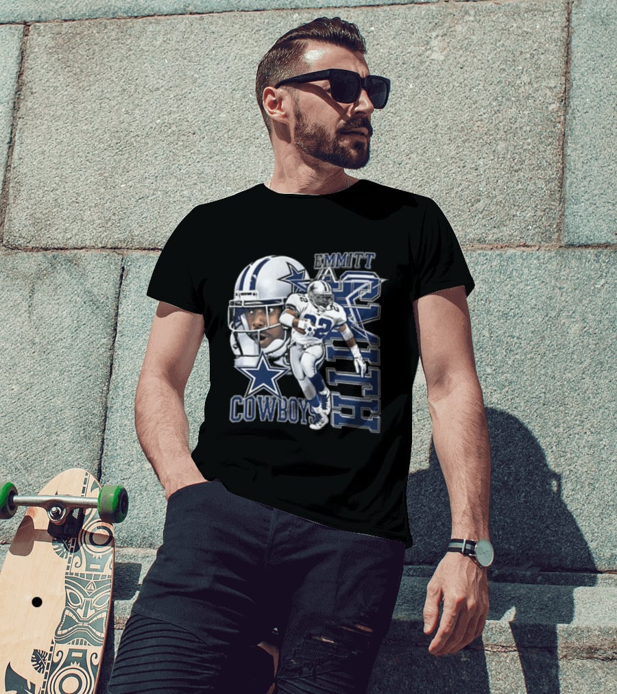Cowboys Emmitt Smith 22 Iconic Football Legend T-Shirt