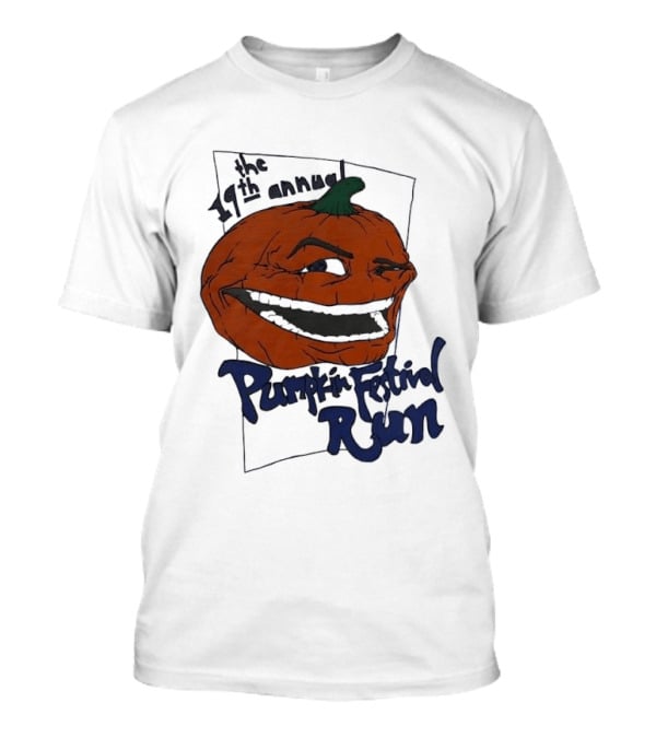 19th Annual The Pumpkin Festival Run Halloween Event Laughing Pumpkin T-Shirt