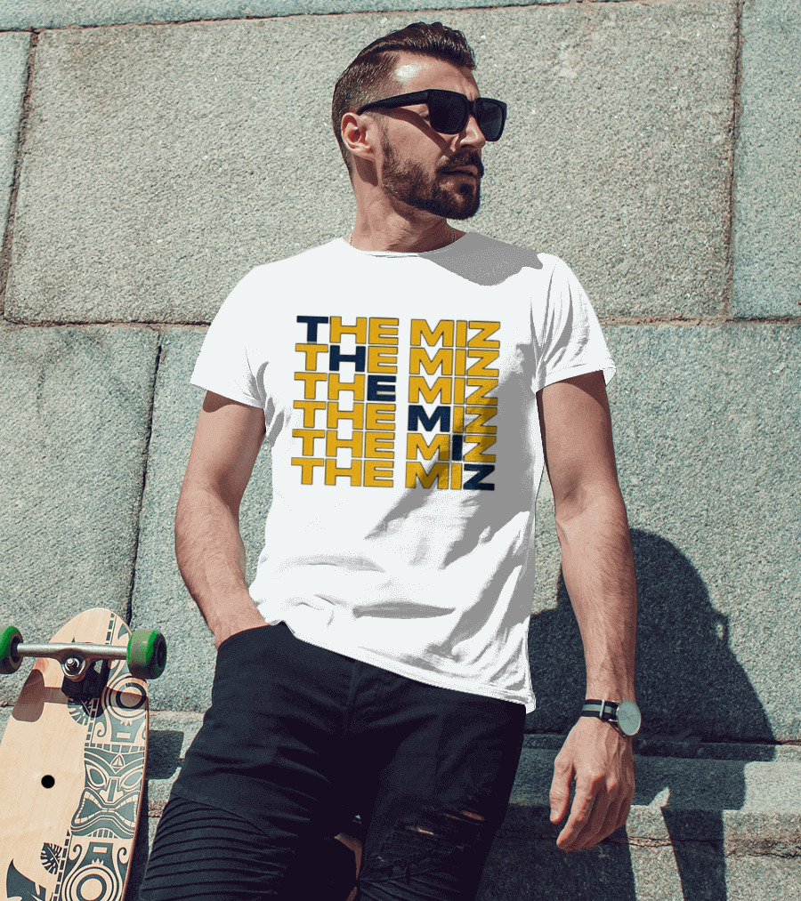 Jacob Misiorowski The Miz Milwaukee Baseball Stacked T-Shirt