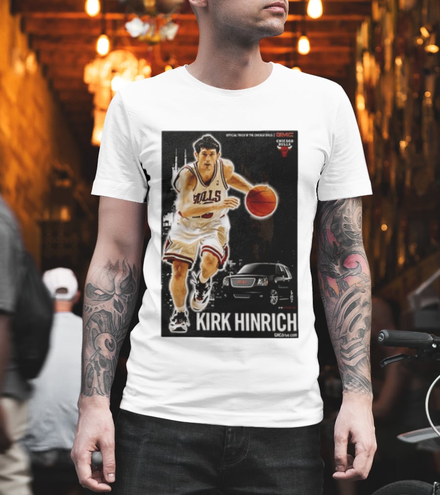Kirk Hinrich Chicago Bulls GMC Basketball Action T-Shirt