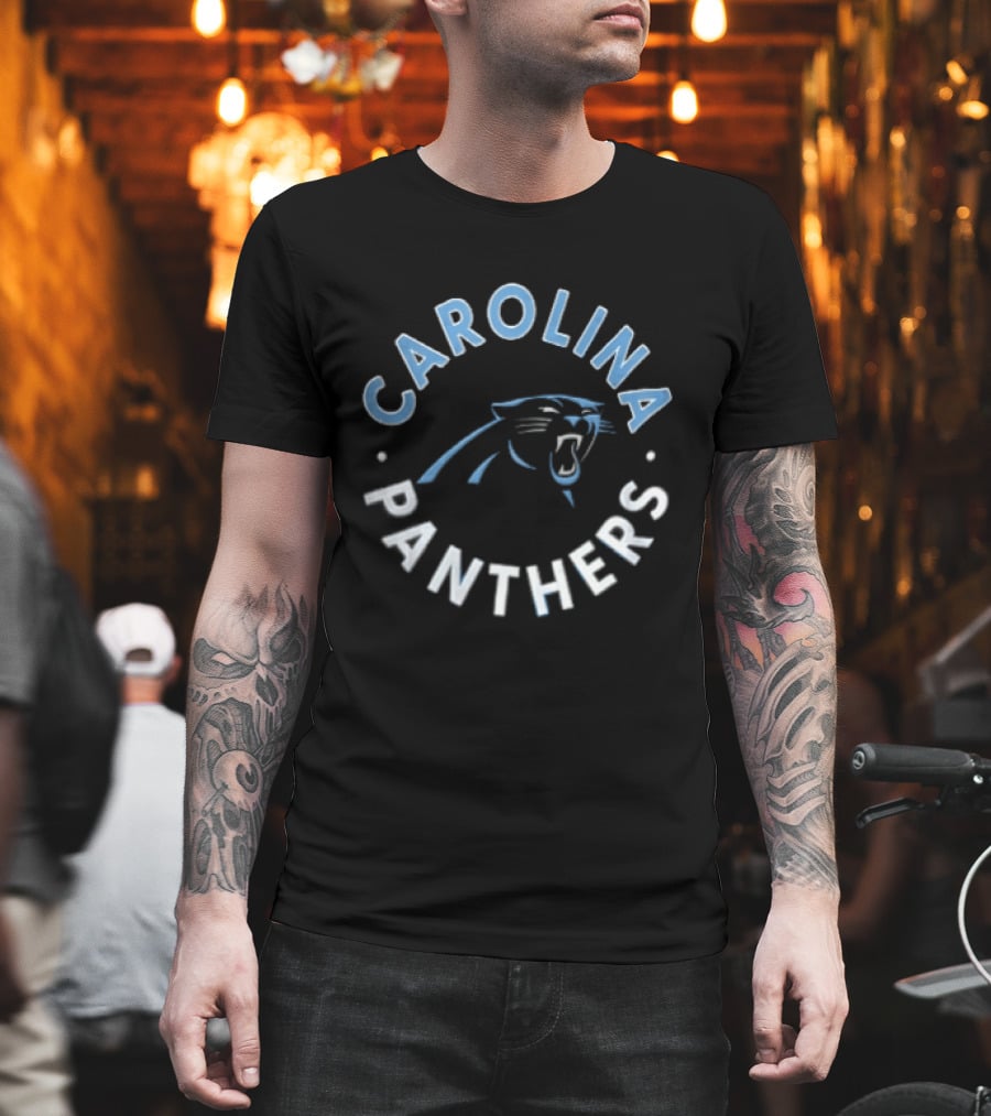 Carolina Panthers Team Spirit Feline T-Shirt