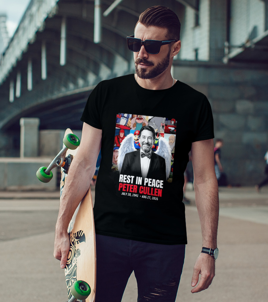 Rest In Peace Peter Cullen 1941 2026 Optimus Prime Mario Eeyore Memorial T-Shirt