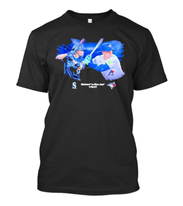 Seattle Mariners Vs Toronto Blue Jays Baseball Showdown Journey T-Shirt