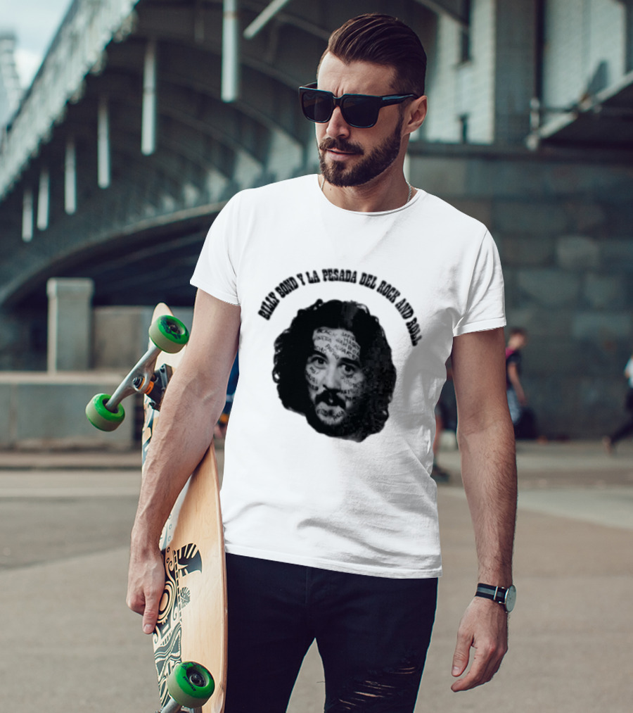 Billy Bond Y La Pesada Del Rock And Roll Monochrome Face Giuliano Canterini T-Shirt