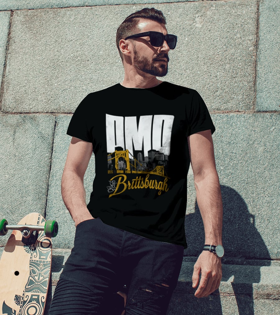 DMO Britt Baker Brittsburgh City Skyline Bridge T-Shirt