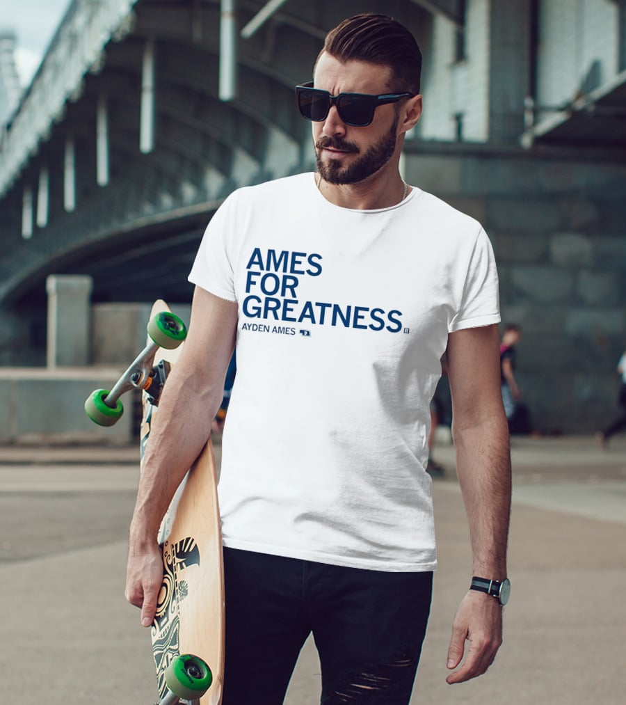 Ames For Greatness Ayden Ames Creighton Bluejays Number 9 T-Shirt
