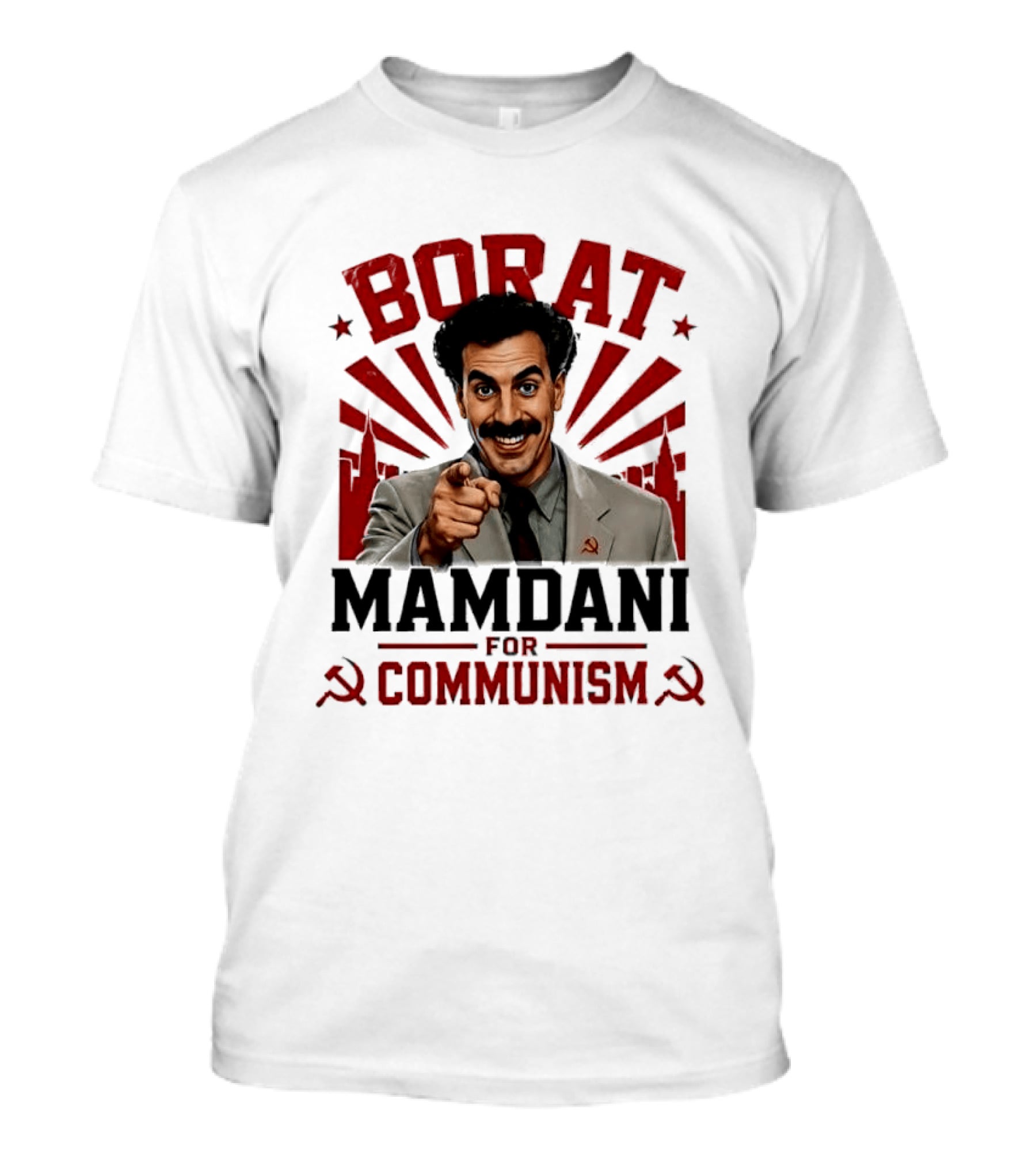 Borat Mamdani For Communism Soviet Style Humor T-Shirt
