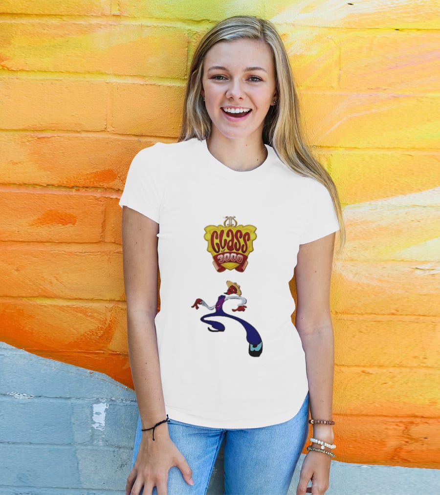 Class Of 3000 Cartoon 2015 Posing Straw Hat Vest T-Shirt