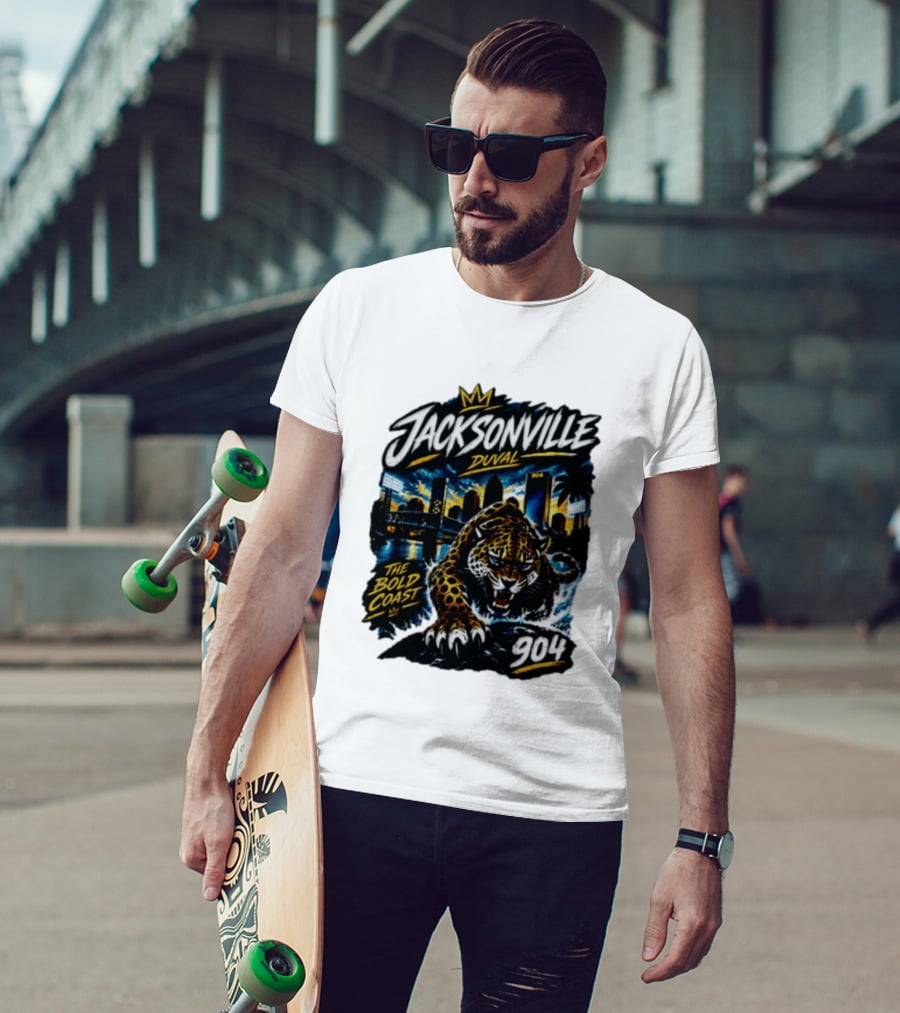 Jacksonville Duval 904 The Bold Coast T-Shirt