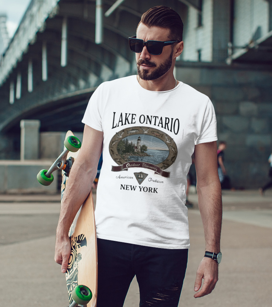 Lake Ontario Outdoor Discovery American Tradition New York T-Shirt