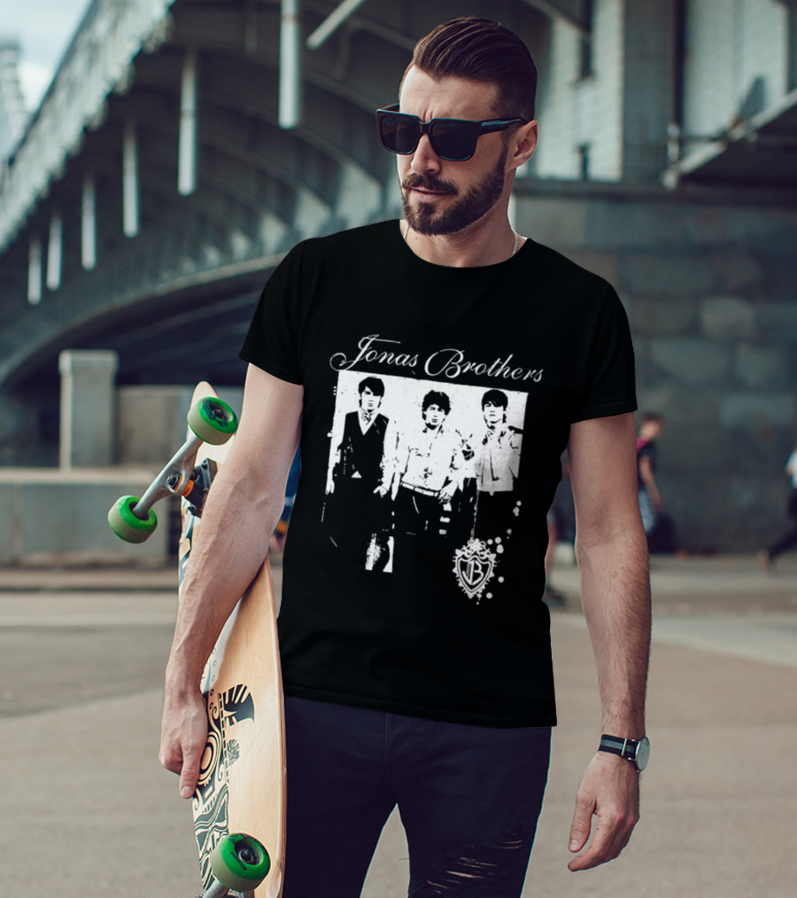 Jonas Brothers Tour Music Iconic Band Concert Memorabilia T-Shirt