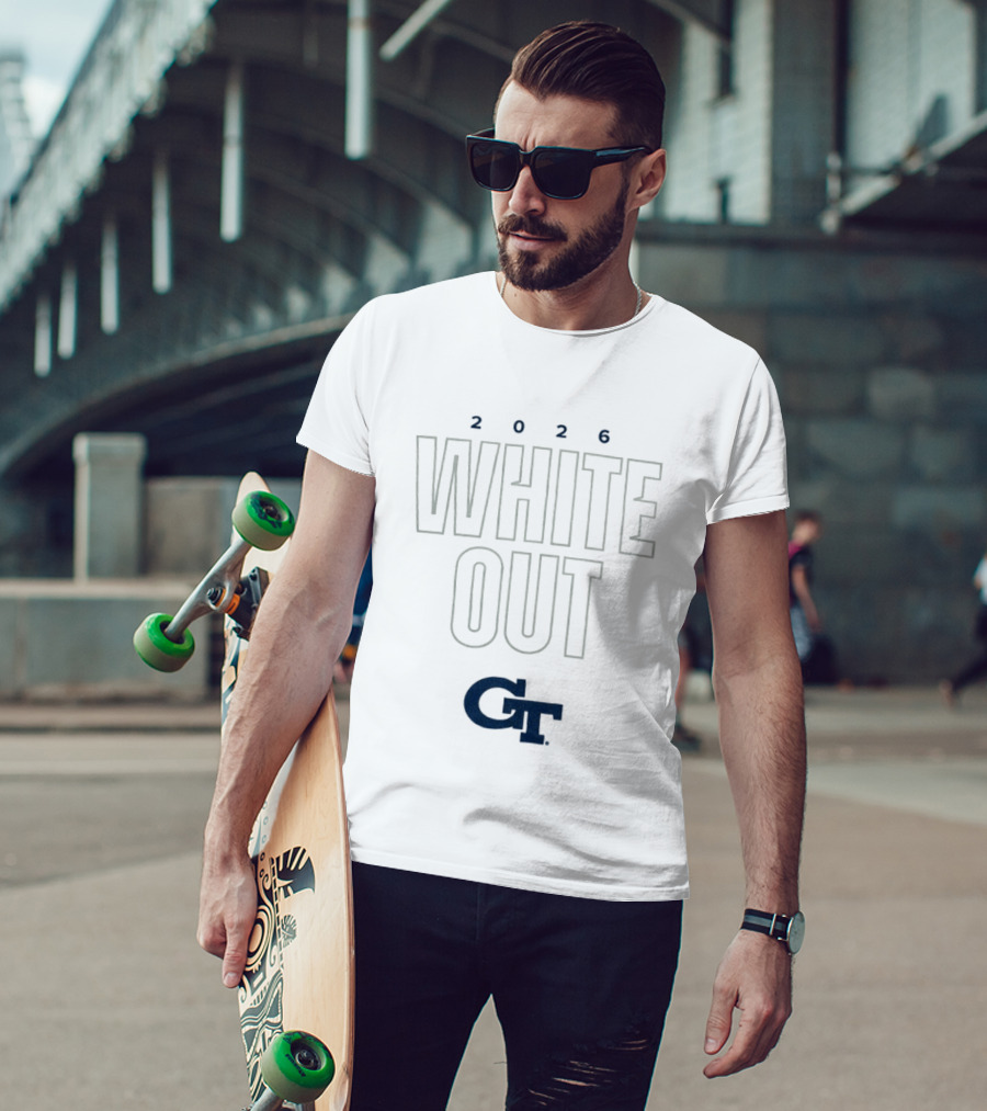 2026 White Out GT Football Event T-Shirt
