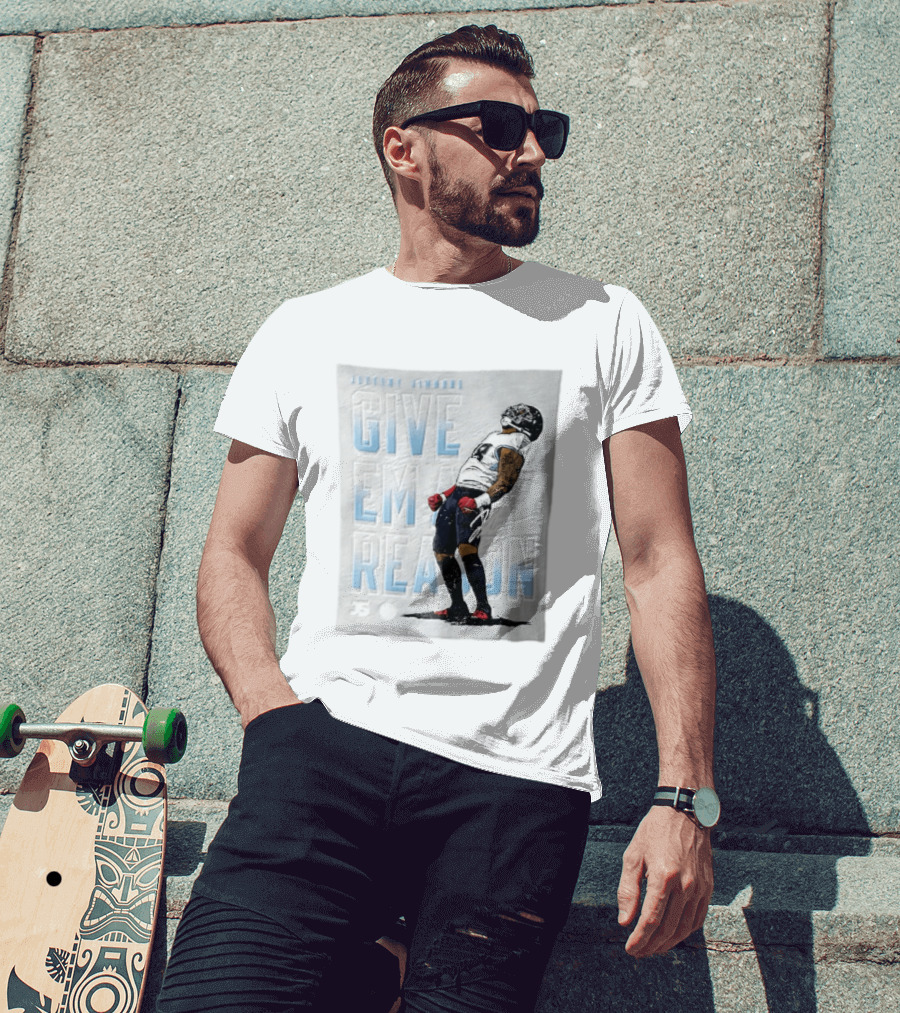 Tennessee Titans Give Em A Reason Jeffery Simmons 98 Flexing T-Shirt