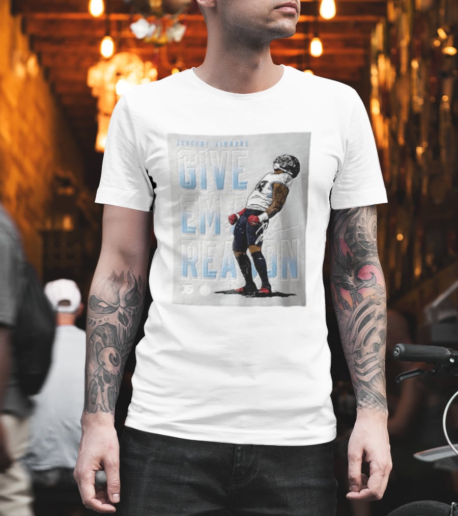 Tennessee Titans Give Em A Reason Jeffery Simmons 98 Flexing T-Shirt