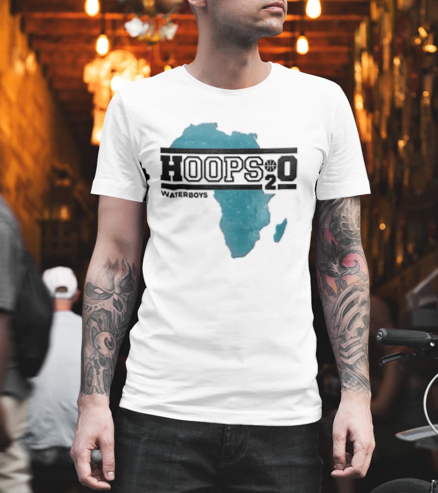 Waterboys Hoops H2o Distressed Africa Continent Map T-Shirt