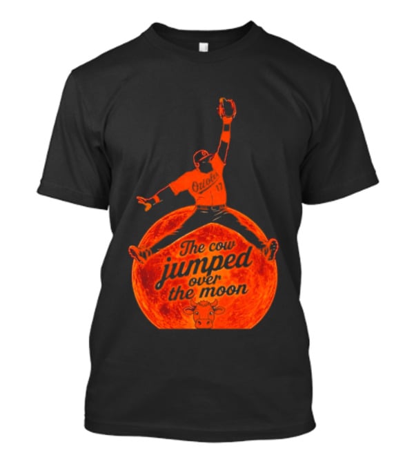 Colton Cowser The Cow Jumped Over The Moon Baseball Catcher T-Shirt