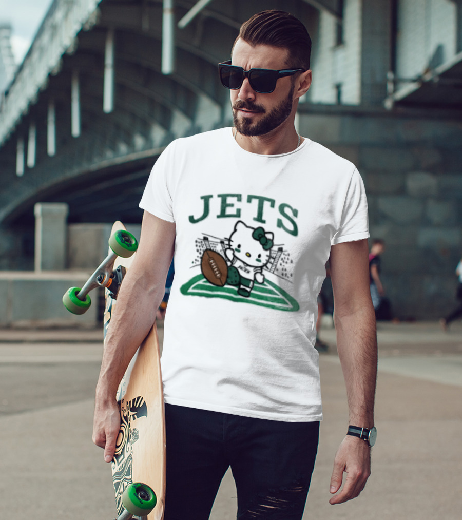 Hello Kitty Jets Football T-Shirt