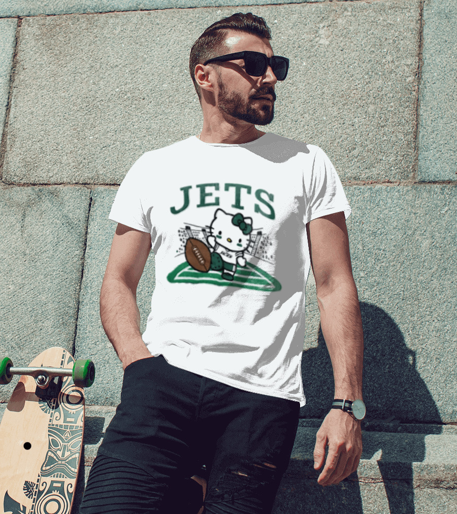 Hello Kitty Jets Football T-Shirt