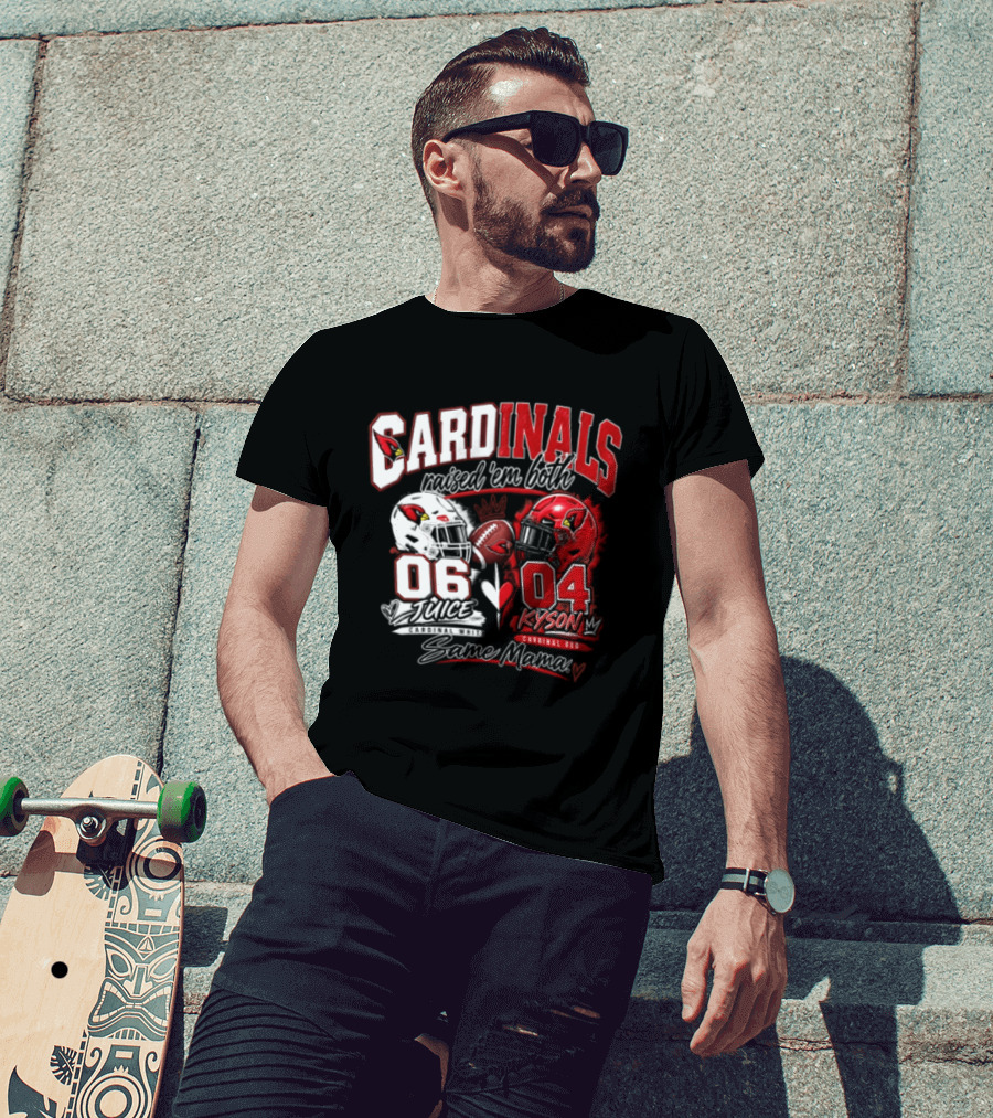 Cardinals Raised 'em Both 06 White Juice Vs 04 Red Kyson Bax Memx T-Shirt