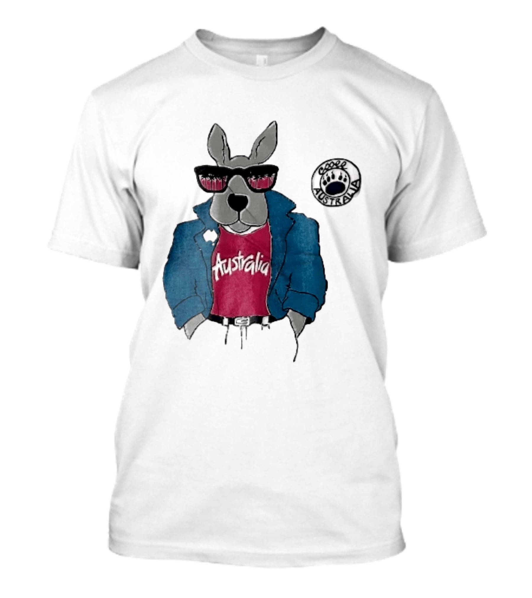 Australia Kangaroo Cool Coogee T-Shirt