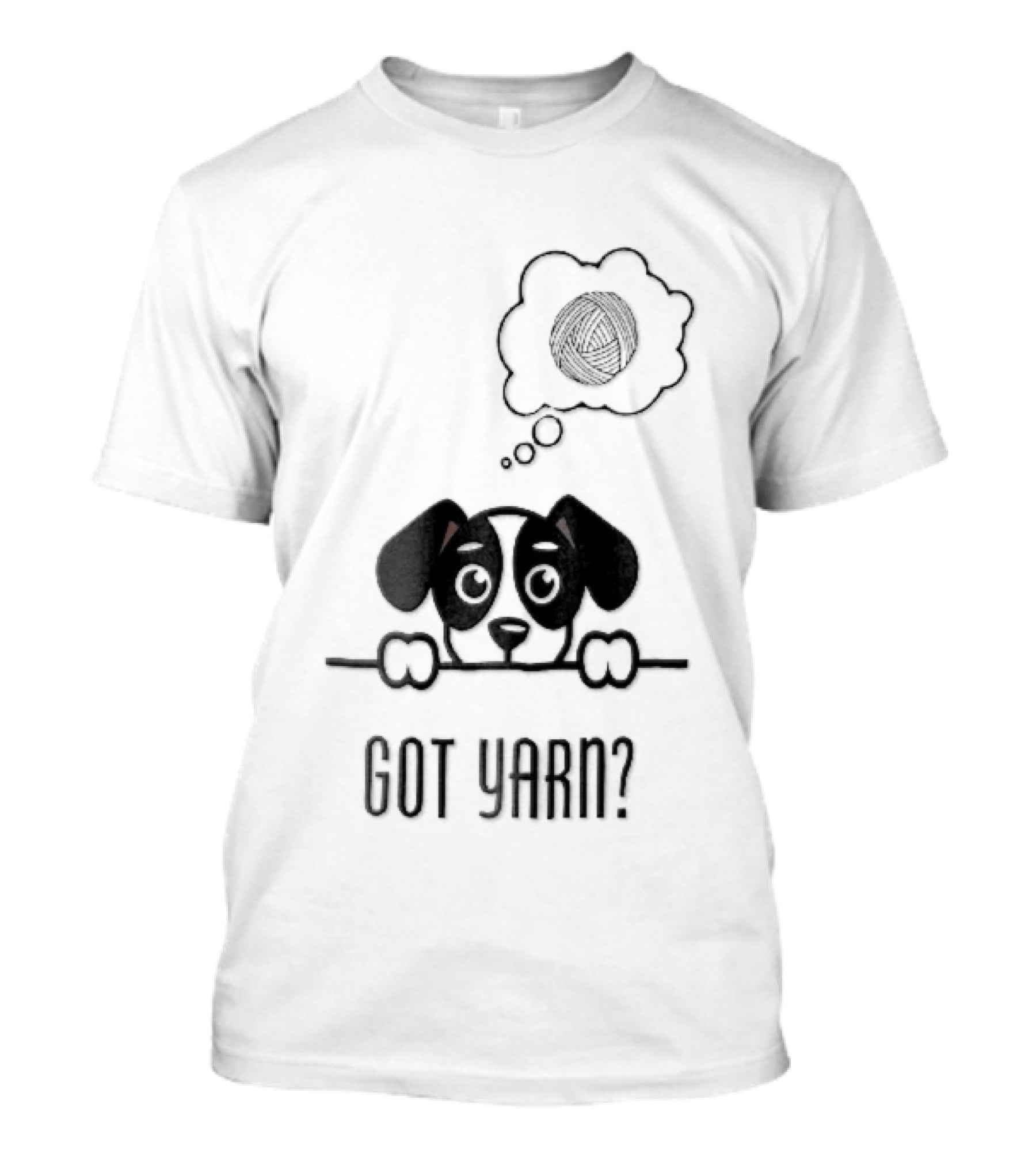 Got Yarn Puppy Dog Dreaming Of Yarn Ball T-Shirt