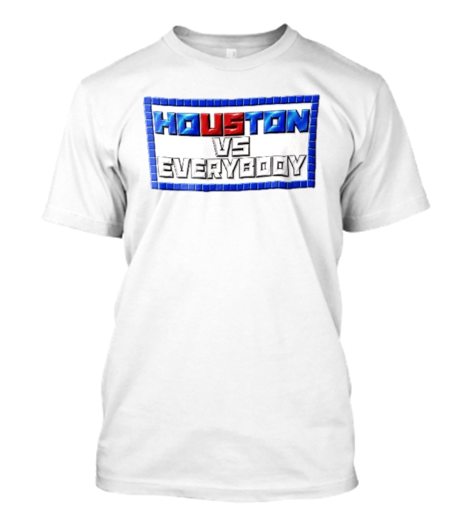 Houston VS Everybody Pixel Border T-Shirt