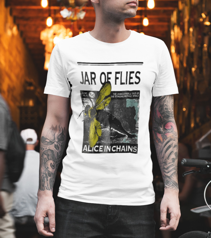 Jar Of Flies Alice In Chains Stinging Mutant Whale Tale June 1994 T-Shirt