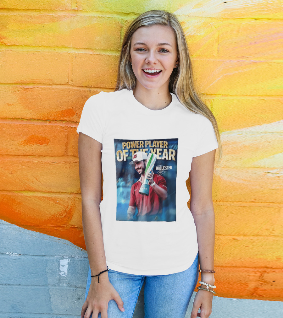 Power Player Of The Year Josele Ballester Champions Trophy Sports Celebration T-Shirt