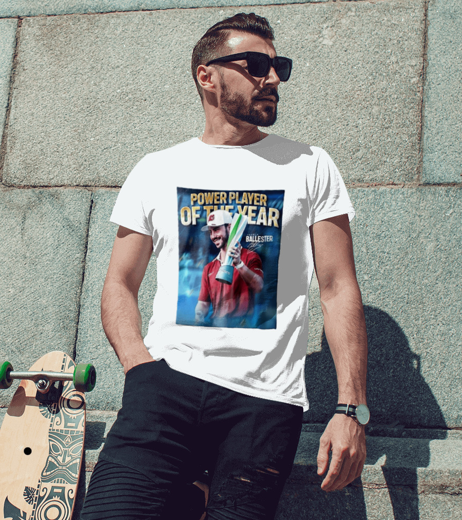 Power Player Of The Year Josele Ballester Champions Trophy Sports Celebration T-Shirt
