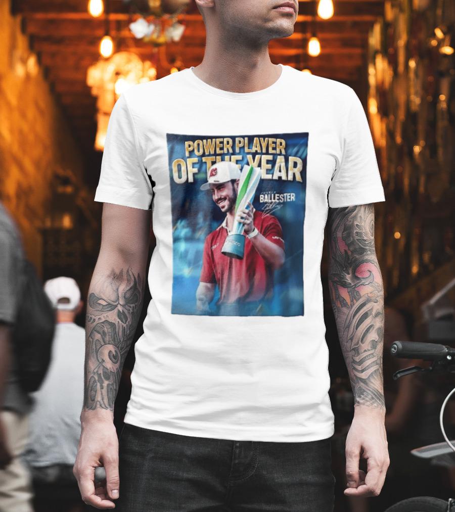 Power Player Of The Year Josele Ballester Champions Trophy Sports Celebration T-Shirt