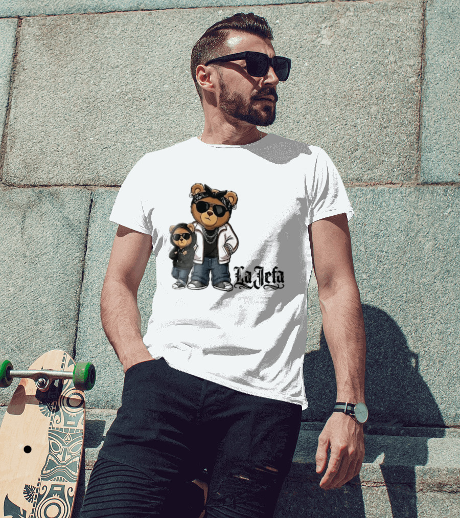 La Jefa Gangster Bears With Bandanas And Sunglasses T-Shirt