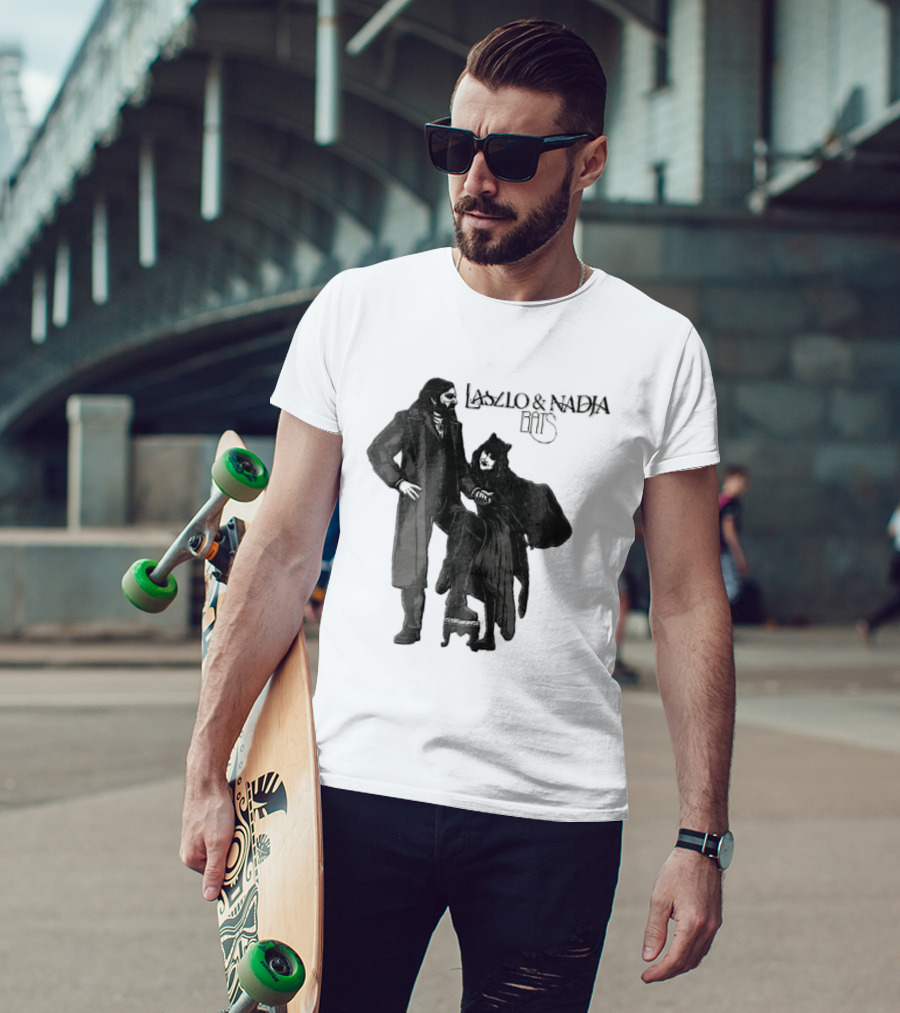 Laszlo And Nadja Bats Gothic Vampire Couple T-Shirt
