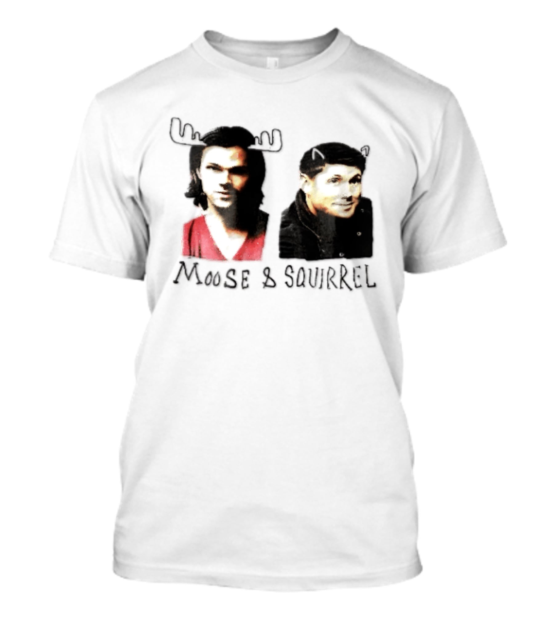 Moose And Squirrel Sam And Dean Winchester Supernatural T-Shirt