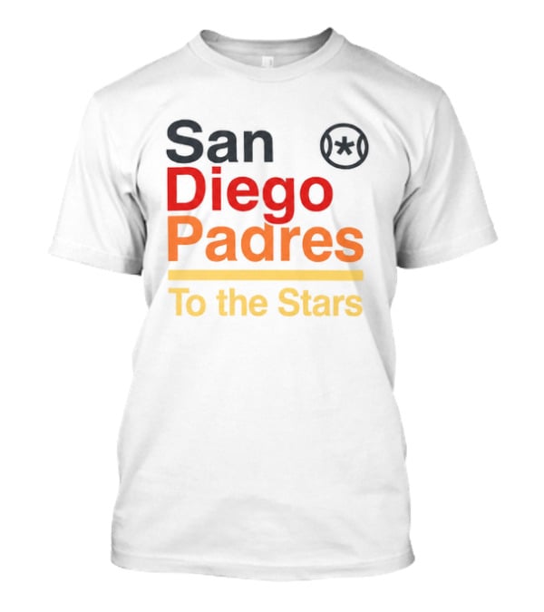San Diego Padres To The Stars Retro Baseball T-Shirt