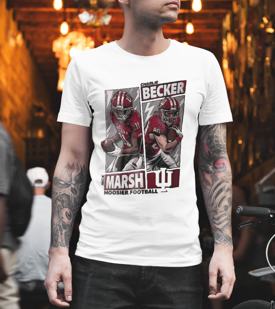 Charlie Becker Nick Marsh Hoosier Football Indiana Players T-Shirt