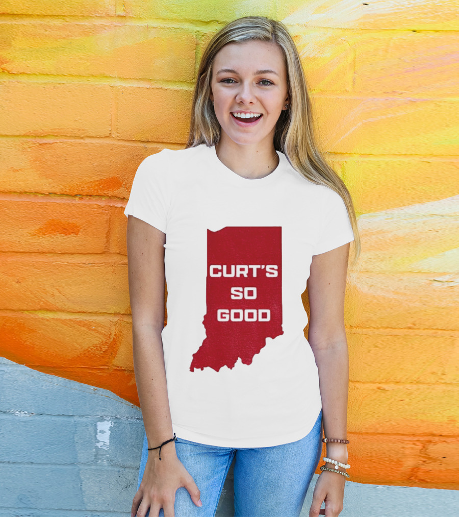 Indiana Hoosier Football Curt's So Good T-Shirt
