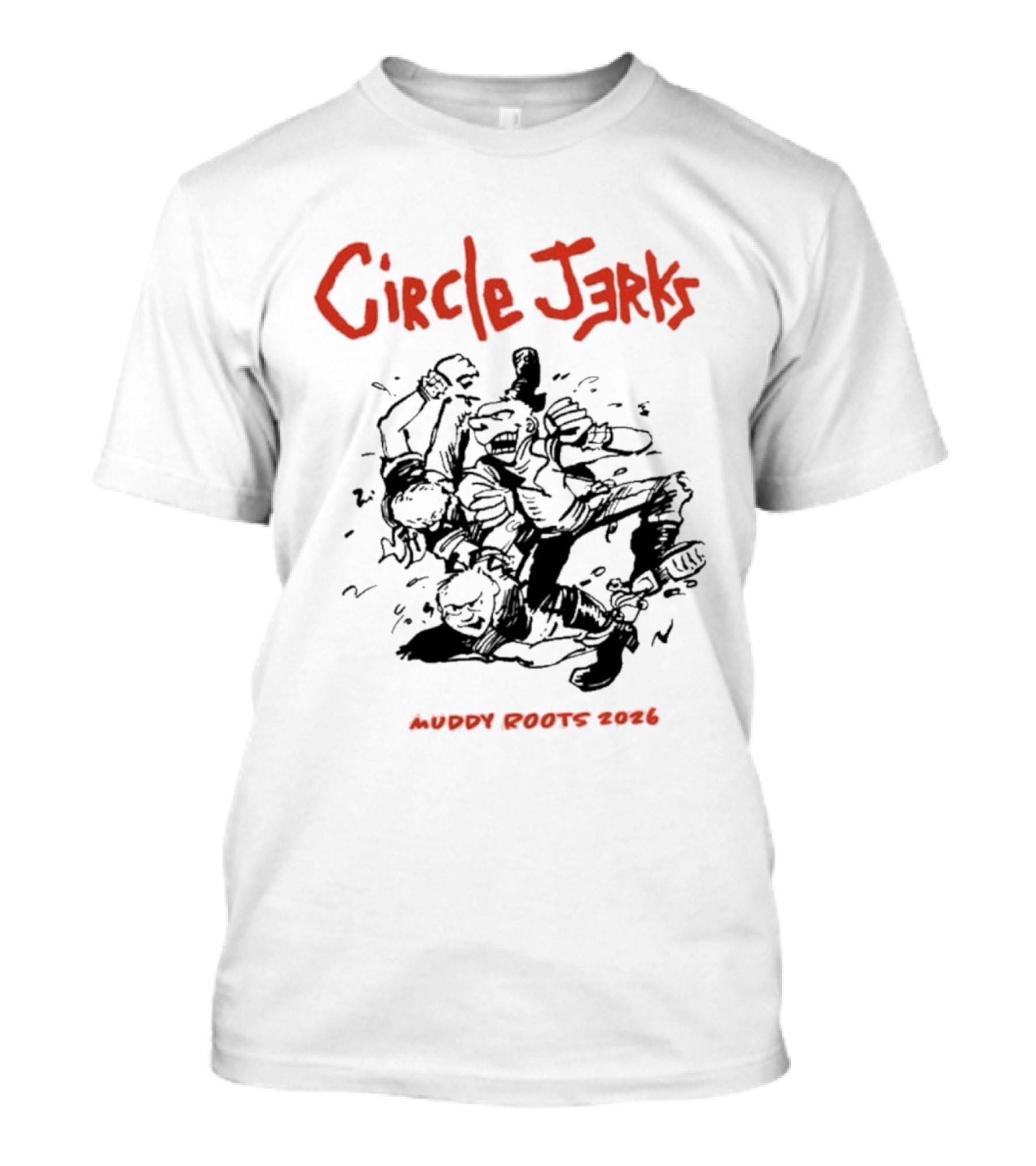 Circle Jerks Muddy Roots 2026 September Festival Exclusive T-Shirt