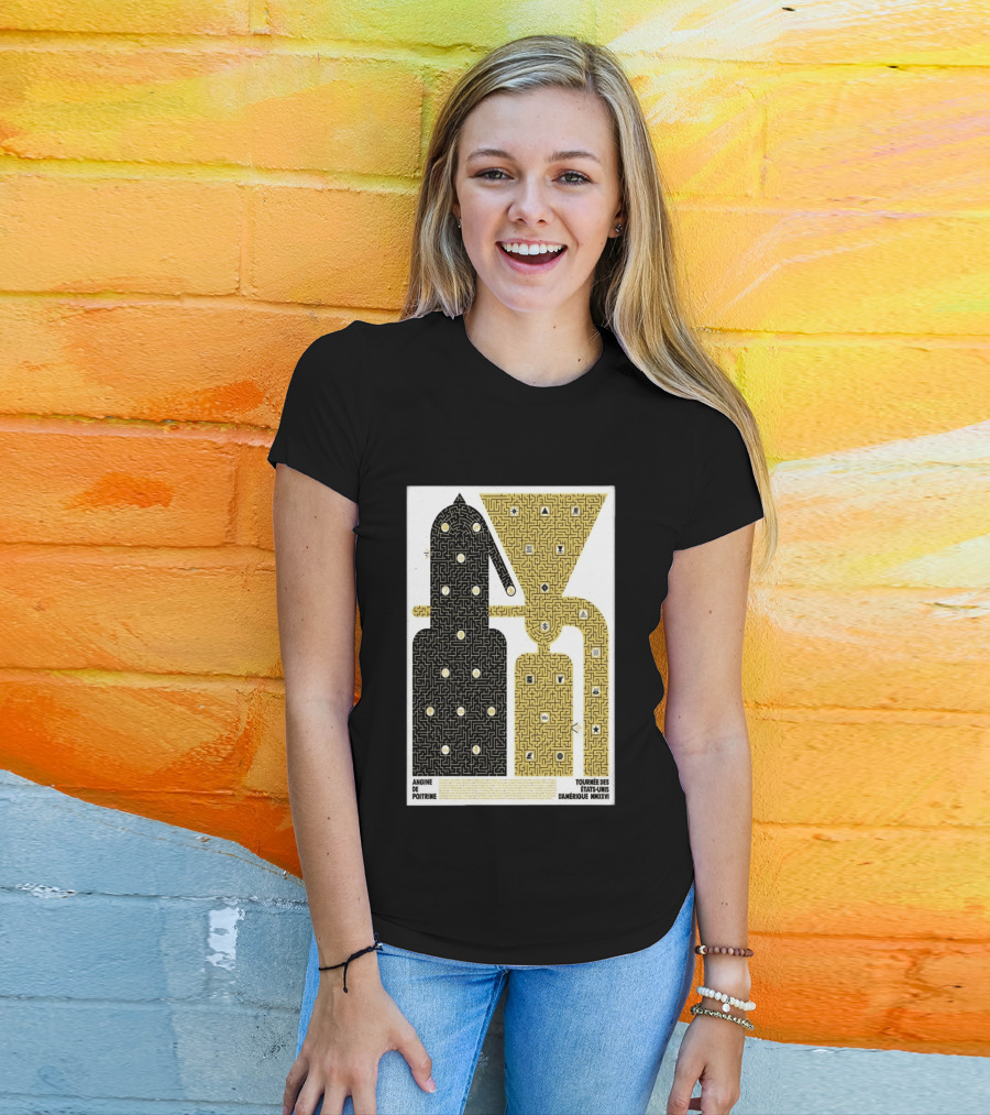 Angine De Poitrine Tournée Des États Unis D'Amérique MMXXVI Tour Music Limited T-Shirt
