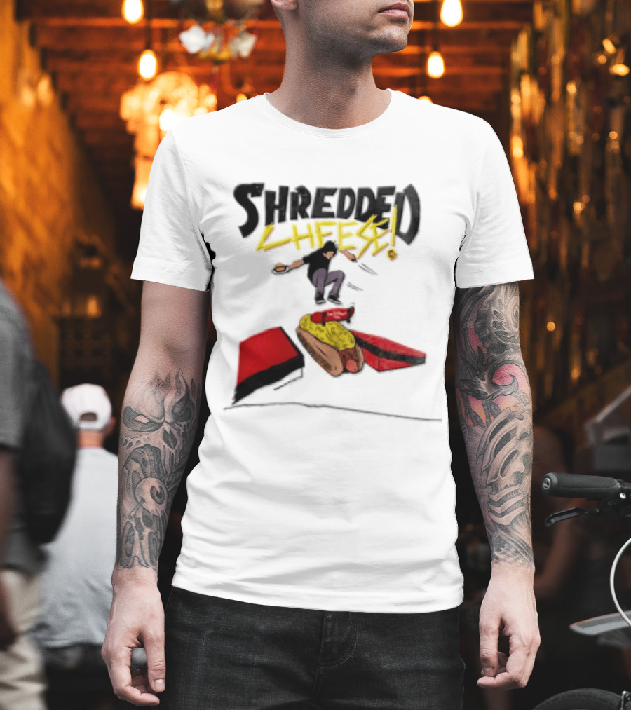 Shredded Cheese Chili Skateboard Camp Washington T-Shirt