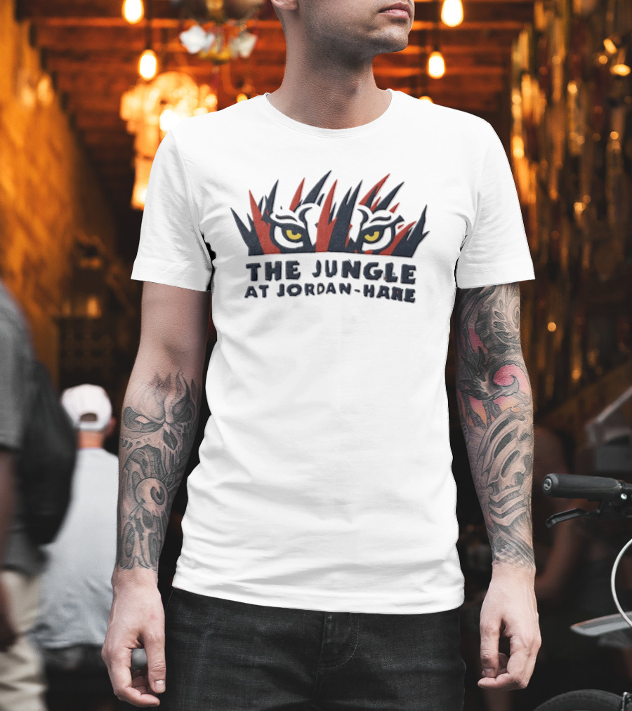 The Jungle At Jordan Hare Auburn University Tigers Football Eyes T-Shirt