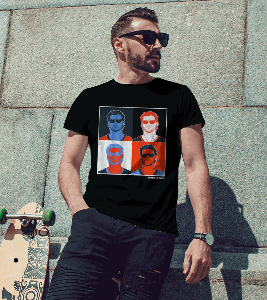 Jarrett Stidham Pop Art Denver Broncos Football Player T-Shirt